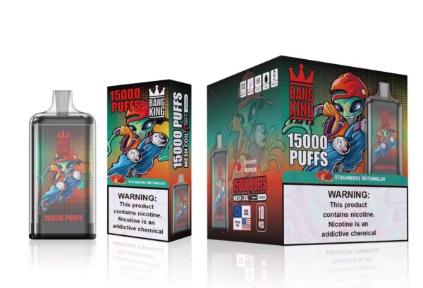 Bang King 15000 Puffs 0% 2% 3% 5% Nicotine Rechargeable Disposable Vape Wholesale - WINGVAPE - 12
