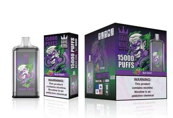 Bang King 15000 Puffs 0% 2% 3% 5% Nicotine Rechargeable Disposable Vape Wholesale - WINGVAPE - 9