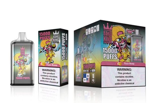 Bang King 15000 Puffs 0% 2% 3% 5% Nicotine Rechargeable Disposable Vape Wholesale - WINGVAPE - 13