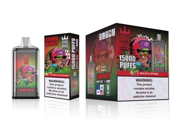Bang King 15000 Puffs 0% 2% 3% 5% Nicotine Rechargeable Disposable Vape Wholesale - WINGVAPE - 16