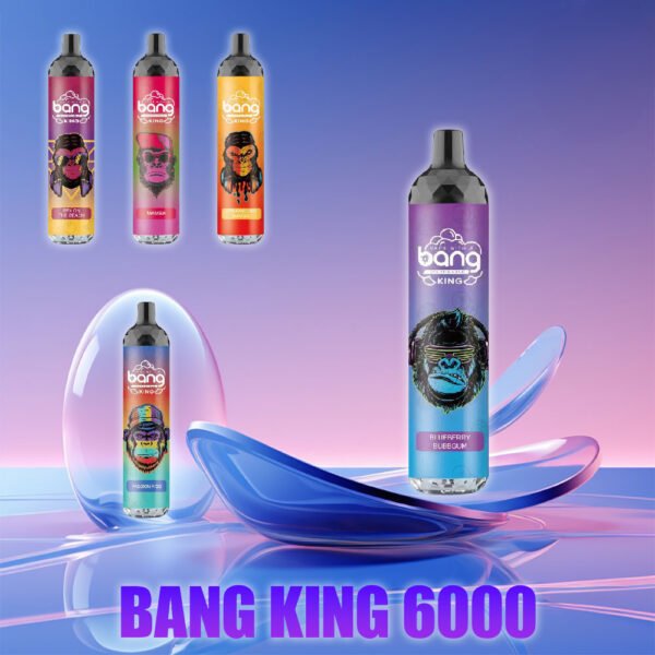 Bang King 6000 Puffs 0% 2% 3% 5% Nicotine Disposable Pod vape Wholesale - WINGVAPE - 1