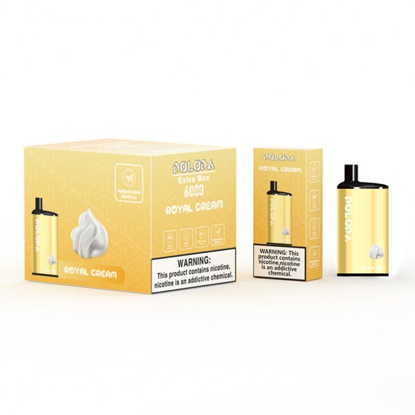 DOLODA Extra Box 6000 Puffs 2% 5% Nicotine Rechargeable Disposable Vape Wholesale - WINGVAPE - 4
