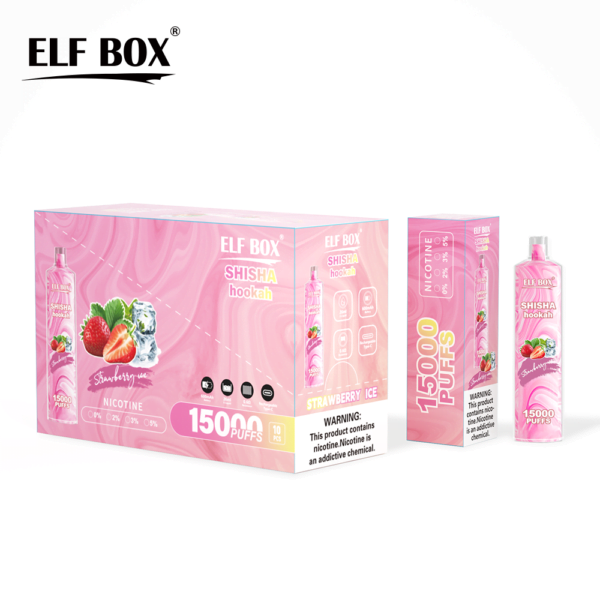 ELF BOX LS15000 Puff Shisha Hookah 0% 2% 5% Nicotine Rechargeable Vape μιας χρήσης Χονδρική - WINGVAPE - 6