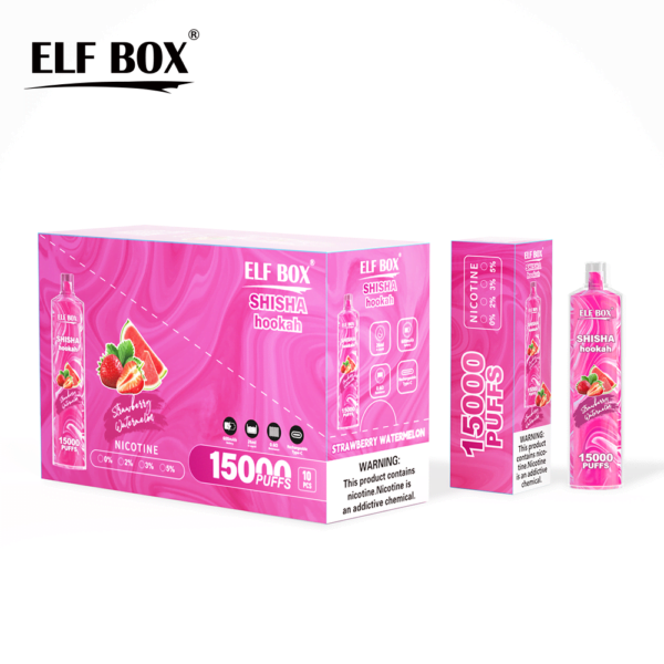 ELF BOX LS15000 Puff Shisha Hookah 0% 2% 5% Nicotine Rechargeable Vape Μίας χρήσης Χονδρική - WINGVAPE - 8