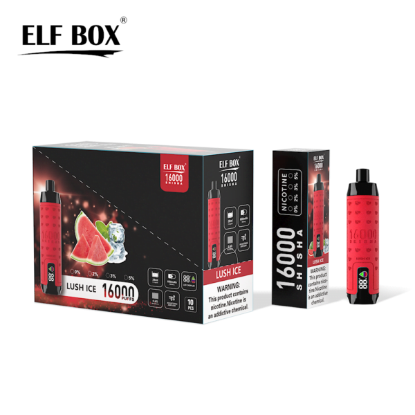 ELF BOX SHISHA 16000 Puffs 0%/2%/3%/5% Vape monouso ricaricabile alla nicotina all'ingrosso - WINGVAPE - 14
