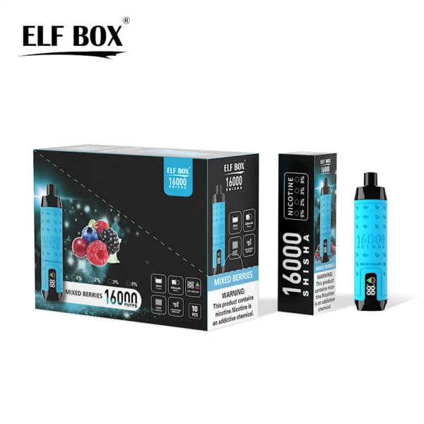 ELF BOX SHISHA 16000 Puff 0%/2%/3%/5% Vape monouso ricaricabile alla nicotina all'ingrosso - WINGVAPE - 7