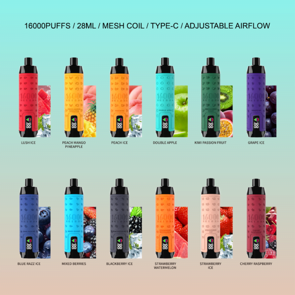 ELF BOX SHISHA 16000 Puffs 0%/2%/3%/5% Vape monouso ricaricabile alla nicotina all'ingrosso - WINGVAPE - 2