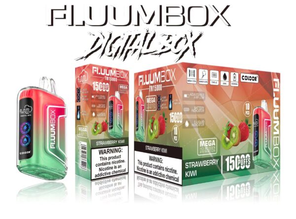 FluuM Digital Box TN 15000 Puffs 0% 2% 3% 5% Nicotine Rechargeable Disposable Vape Pen Pods E-Cigarette Wholesale - WINGVAPE - 6