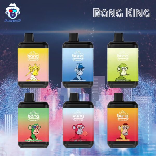 Bang King 8000 Puffs 0% 2% 3% 5% Nikotin eldobható vape nagykereskedés - WINGVAPE - 1