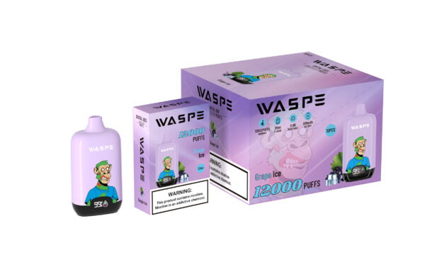 WASPE 12000 PUFFS Digital Box 0% 2% 3% 5% Nicotine Disposable Vape Wholesale - WINGVAPE - 9