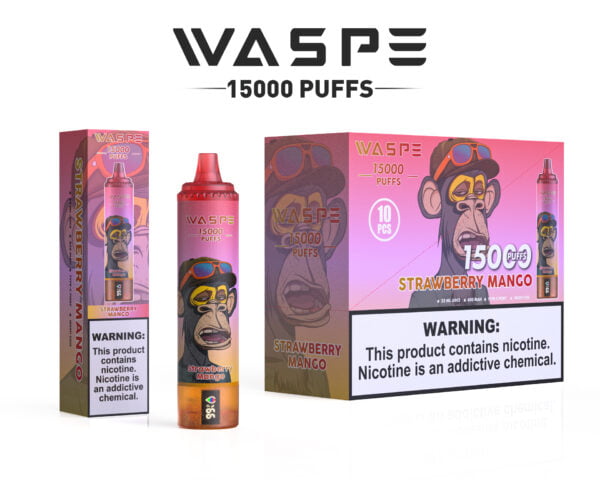 WASPE 15000 PUFFS 0% 2% 3% 5% Nicotine Disposable Vape Wholesale - WINGVAPE - 12