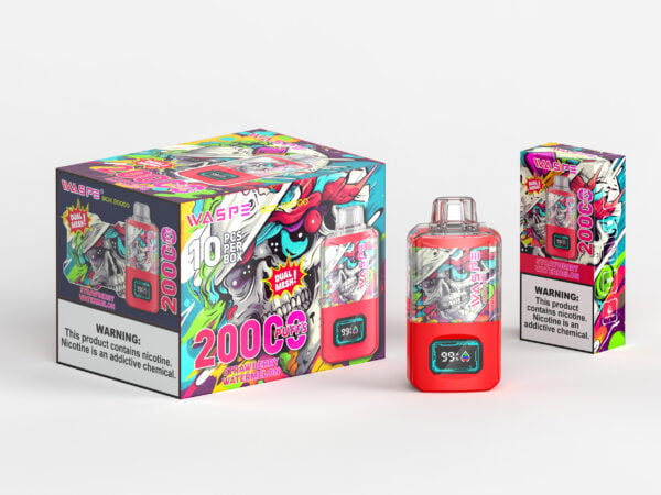 WASPE 20000 PUFFS Boîte à double maille 0% 2% 3% 5% Vente en gros de vape jetable à la nicotine - WINGVAPE - 4