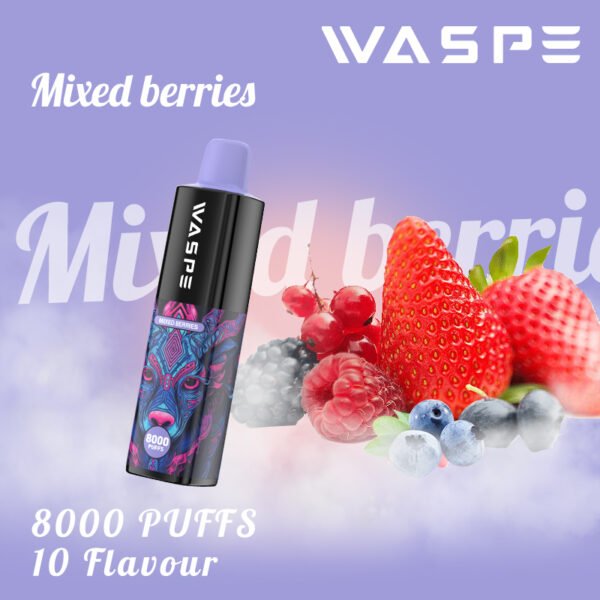 WASPE 8000 PUFFS 0% 2% 3% 5% Vape monouso alla nicotina all'ingrosso - WINGVAPE - 8