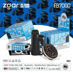 ZGAR FOGGY BOX 7000 Puffs 2% Nicotine Rechargeable Disposable Vape Wholesale - WINGVAPE - 23