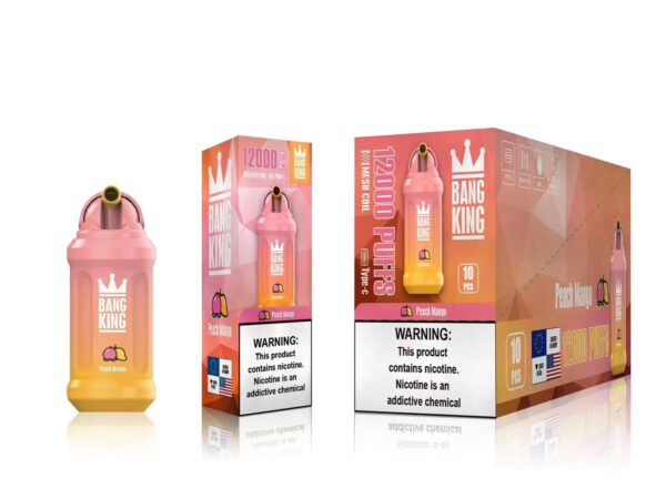 Bang King 12000 Puffs 0% 2% 3% 5% Nicotine Rechargeable Disposable Vape Wholesale - WINGVAPE - 17