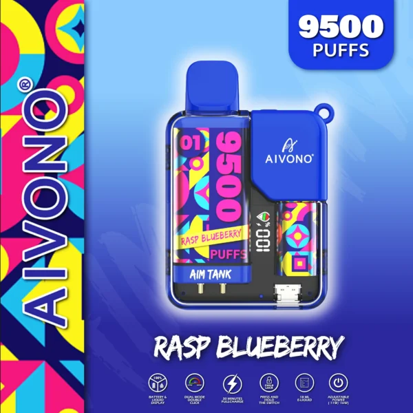 AIVONO AIM TANK 9500 Puffs 0% 2% 3% 5% Low Nicotine Rechargeable Disposable Vapes Pen Bulk Buy Wholesale - WINGVAPE - 2
