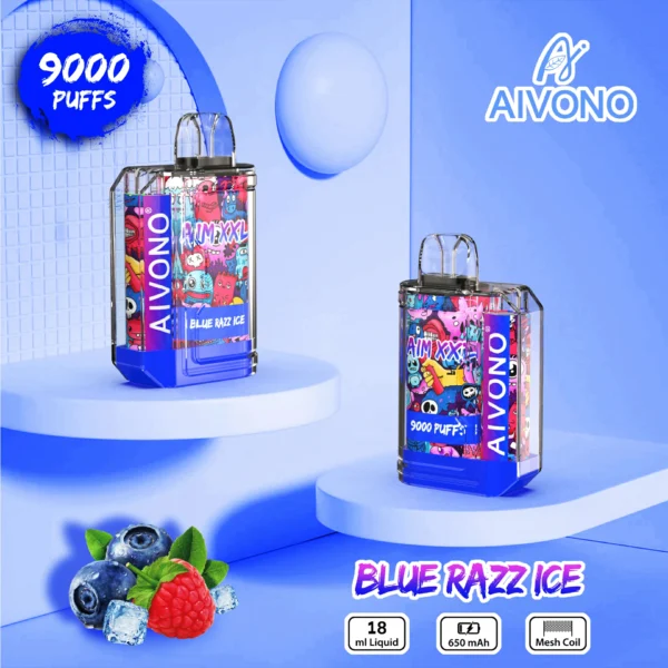 AIVONO AIM XXL 9000 Puffs 0% 2% 3% 5% Madala nikotiinisisaldusega laetav ühekordne Vapes Pen hulgimüük - WINGVAPE - 6