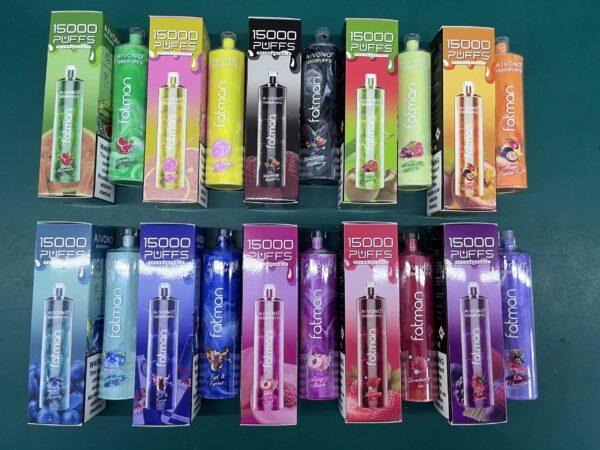 AIVONO FATMAN 15000 Puffs 0% 2% 3% 5% Penna per vaporizzatori usa e getta ricaricabile a basso contenuto di nicotina all'ingrosso Acquista all'ingrosso - WINGVAPE - 2