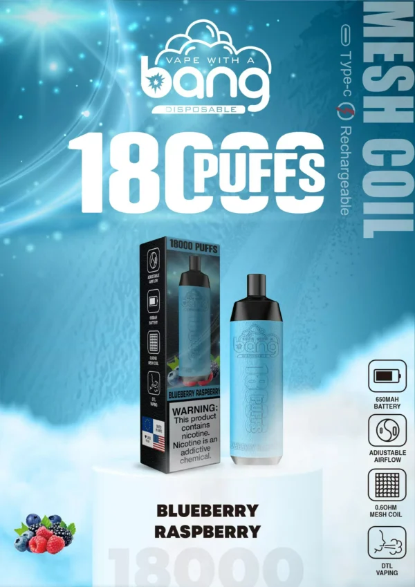 Bang Crown Bar 18000 Puffs 0% 2% 3% 5% Low Nicotine Rechargeable Disposable Vapes Pen Bulk Buy Wholesale - WINGVAPE - 17