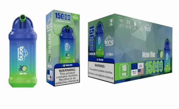 Bang 15000 Puffs 0% 2% 3% 5% Alacsony nikotintartalmú, újratölthető, eldobható Vapes toll tömeges vásárlás nagykereskedelem - WINGVAPE - 15