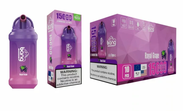 Bang 15000 Puffs 0% 2% 3% 5% Alacsony nikotin tartalmú újratölthető eldobható Vapes Pen Tömeges vásárlás Nagyker - WINGVAPE - 8