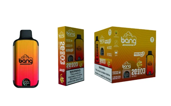 Bang Vape 20000 Puffs Dual Mesh 0% 2% 3% 5% Светодиодный дисплей с низким содержанием никотина Перезаряжаемый оптом Купить одноразовую ручку для вейпа оптом - WINGVAPE - 12