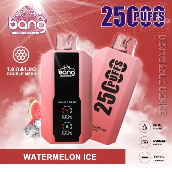 Bang 25000 Puffs 0% 2% 3% 5% ar zemu nikotīna saturu, atkārtoti uzlādējama vienreizlietojama Vapes pildspalva lielapjoma pirkšana vairumtirdzniecība - WINGVAPE - 5
