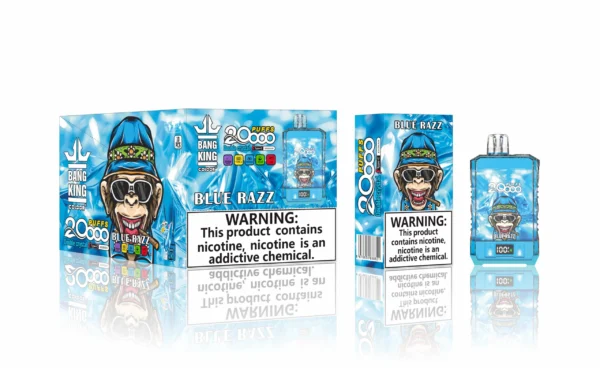 Bang King Double Crystal 20000 Puffs 0% 2% 3% 5% Low Nicotine Rechargeable Disposable Vapes Pen Bulk Buy Wholesale - WINGVAPE - 10