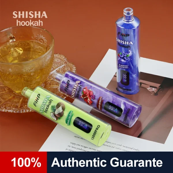 FIHP Shisha Hookah 15000 Pro Puffs 6mg Low Nicotine Rechargeable Disposable Vapes Pen Bulk Buy Wholesale - WINGVAPE - 1