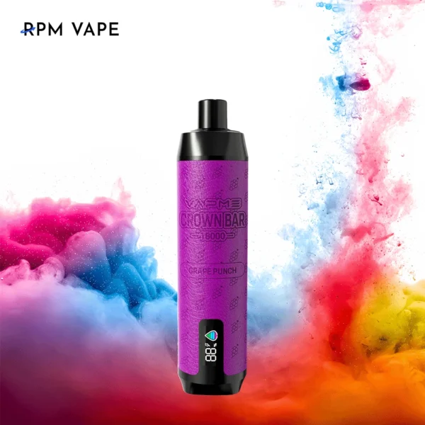 Vapme Crown Bar 18000 PRO MAX 2% 5% Nicotine 18000 puffs Rechargeable Disposable Vapes Bulk buy Wholesale - WINGVAPE - 8