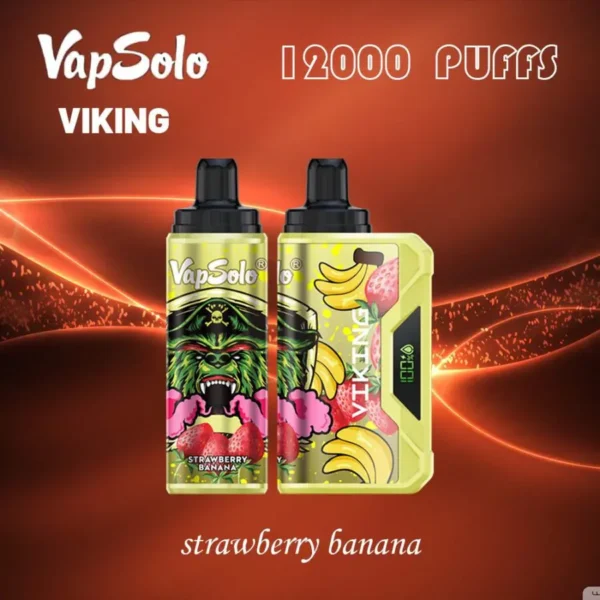 VapSolo Viking 12000 Puffs 2% 5% Low Nicotine Rechargeable Disposable Vapes Pen Bulk Buy Wholesale - WINGVAPE - 4