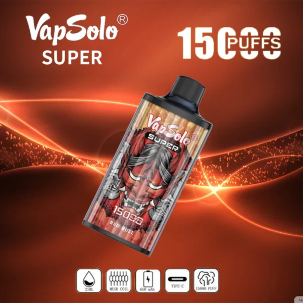 Vapsolo Super 15000 Puffs 2% 5% Alacsony nikotintartalmú Tömeges Vásárlás Újratölthető Eldobható Vapes Pen nagykereskedés - WINGVAPE - 9