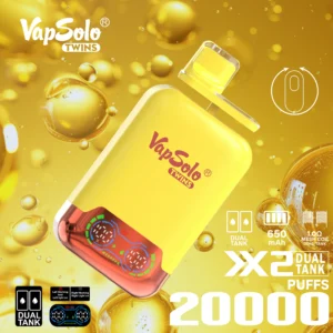 VapSolo Twins 20000 Puffs 2% 5% Low Nicotine Rechargeable Disposable Vapes Pen Bulk Buy Wholesale - WINGVAPE - 17