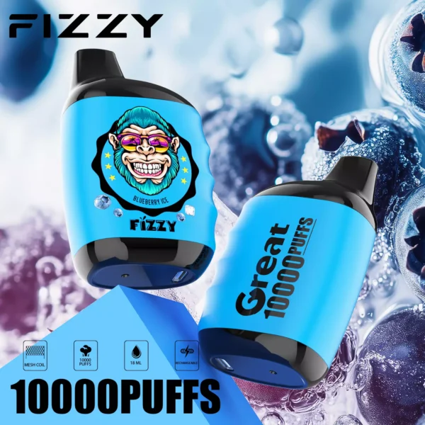 Fizzy Great 10000 Puffs 2% 5% ar zemu nikotīna saturu, atkārtoti uzlādējama vienreizlietojama Vapes pildspalva lielapjoma pirkšana vairumtirdzniecība — WINGVAPE — 3