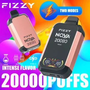 Fizzy Nova 20000 Puffs Dual Mesh 2% 5% Alacsony nikotintartalmú Újratölthető Eldobható Vapes Pen Tömeges Vásárlás Nagyker - WINGVAPE - 9