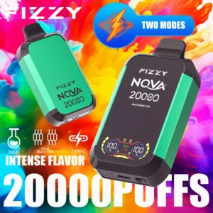 Fizzy Nova 20000 Puffs Dual Mesh 2% 5% Alacsony nikotintartalmú Újratölthető Eldobható Vapes Pen Tömeges Vásárlás Nagyker - WINGVAPE - 10