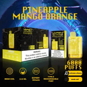 VAPEN Meta 6000 Puffs 2% 5% Low Nicotine Rechargeable Disposable Vapes Pen Bulk Buy Wholesale - WINGVAPE - 12