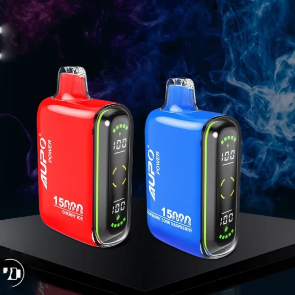 AUPO 15000 Puffs Dual Mesh LED Display 2% Low Nicotine Rechargeable Disposable Vapes Pen Bulk Buy Wholesale - WINGVAPE - 1