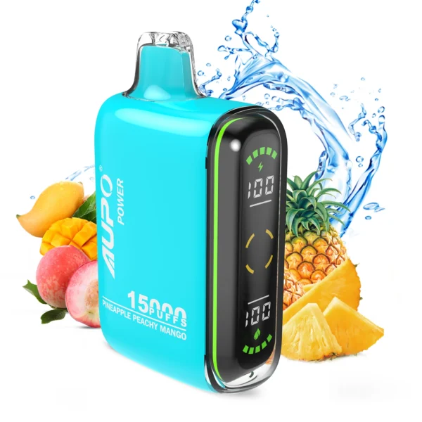 AUPO 15000 Puffs Dual Mesh LED Display 2% Low Nicotine Rechargeable Disposable Vapes Pen Bulk Buy Wholesale - WINGVAPE - 6