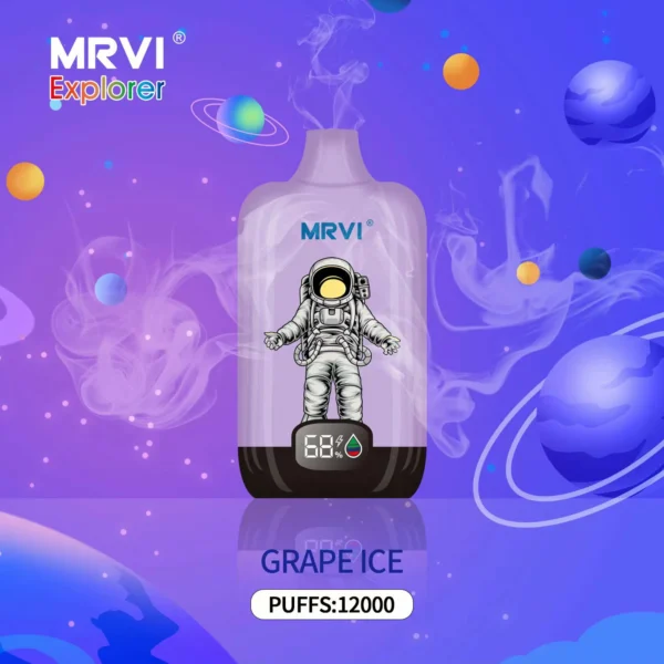 MRVI Explorer 12000 Puffs Digital Screen 2% 3% 5% Low Nicotine Rechargeable Disposable Vapes Pen Bulk Buy Wholesale - WINGVAPE - 3