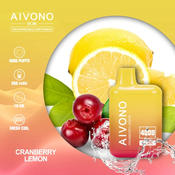 AIVONO AIM BOXX 4000 Puffs 0% 2% 5% Low Nicotine Rechargeable Disposable Vapes Pen Bulk Buy Wholesale - WINGVAPE - 14