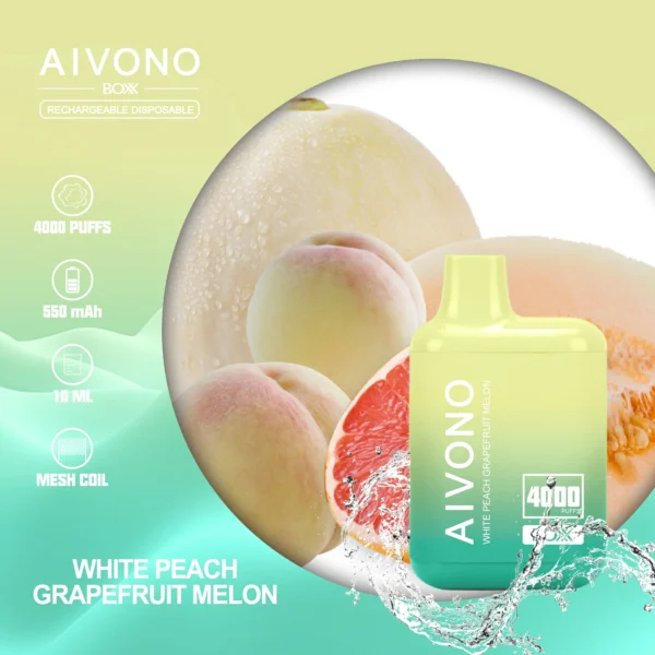 AIVONO AIM BOXX 4000 Puffs 0% 2% 5% Low Nicotine Rechargeable Disposable Vapes Pen Bulk Buy Wholesale - WINGVAPE - 4