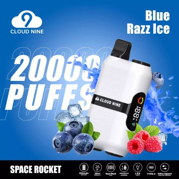 CLOUD NINE D33 20000 Puffs Écran immersif à double maille 5% Stylo à vape jetable rechargeable à faible teneur en nicotine en vrac Acheter en gros - WINGVAPE - 2