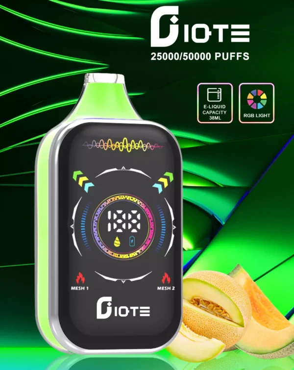 IQTE 50000 Puffs Dual Mesh RGB fuld skærm 0% 2% 5% Genopladelige engangsvapespen med lav nikotinindhold Bulk Køb Engros - WINGVAPE - 5