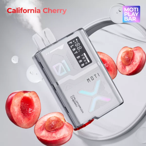 MOTI Play Bar 7500 Puffs Crystal Digital Screen 5% Low Nicotine Rechargeable Disposable Vapes Pen Bulk Buy Wholesale - WINGVAPE - 3