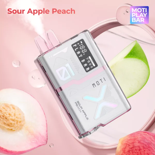 MOTI Play Bar 7500 Puffs Crystal Digital Screen 5% Low Nicotine Rechargeable Disposable Vapes Pen Bulk Buy Wholesale - WINGVAPE - 8